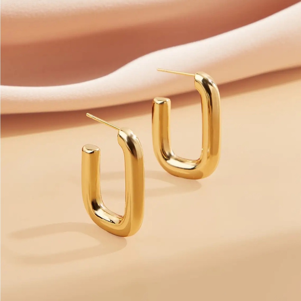NEW Azazie Gold Earrings